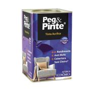 Tinta AcrÃ­lica Fosco Peg e Pinte 18 L Branco