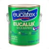 Tinta Esmalte Brilhante Base Solvente Eucalux Seca Rápido Premium 3,6 L Branco