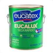 Tinta Esmalte Brilhante Base Solvente Eucalux Seca Rápido Premium 3,6 L Branco